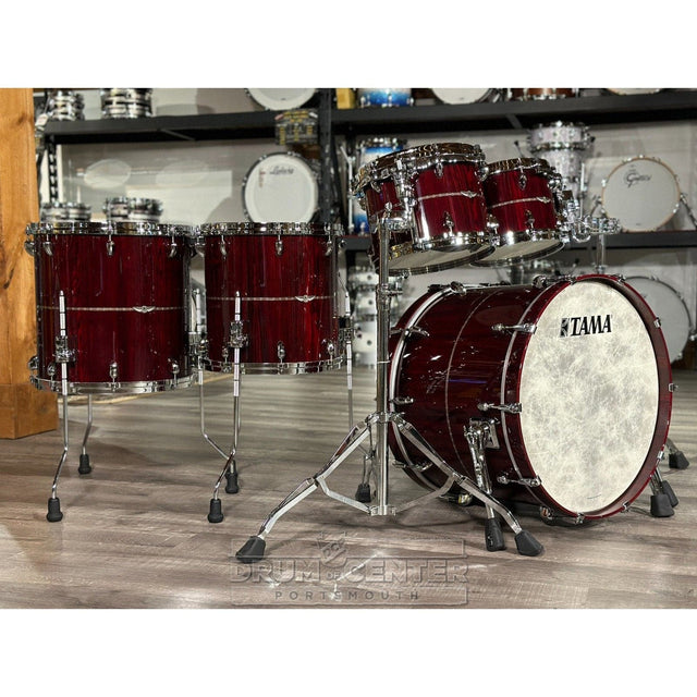 Tama Star Bubinga 5pc Drum Set Dark Red Cordia w/Outside Inlay