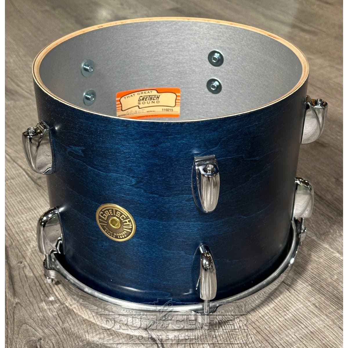 Gretsch USA Custom 5pc Drum Set Satin Azure Blue – Drum Center Of