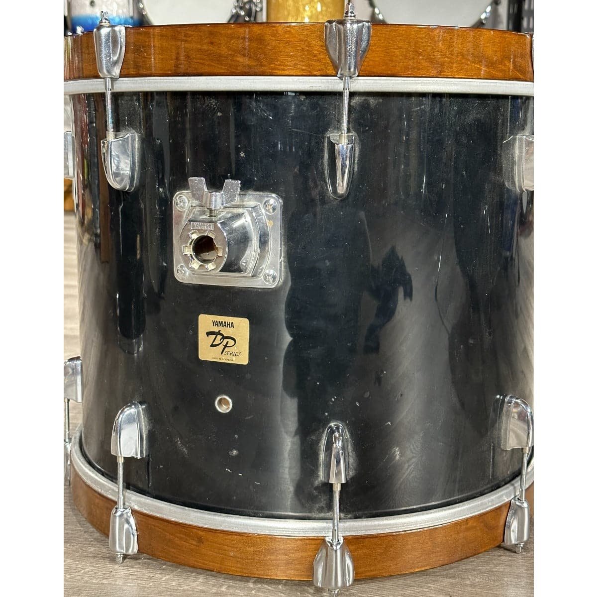 Used Yamaha DP Series 5pc Drum Set Black Wrap