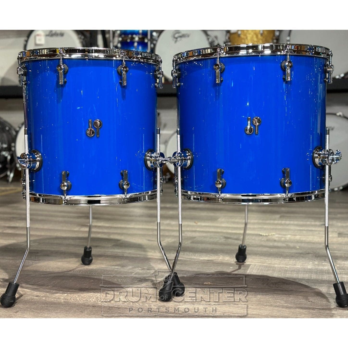 Sonor SQ2 Birch/Maple 6pc Drum Set Gentian Blue