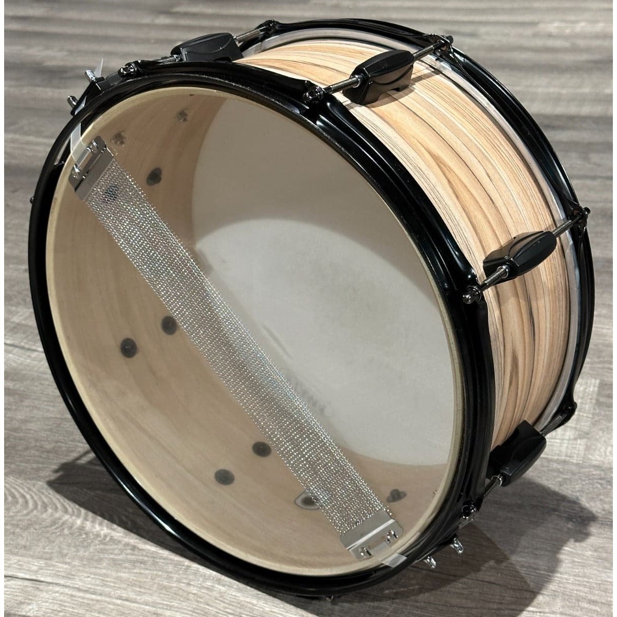 Tama Woodworks Poplar Snare Drum 14x6.5 Natural Zebrawood Wrap - Used/Demo Model