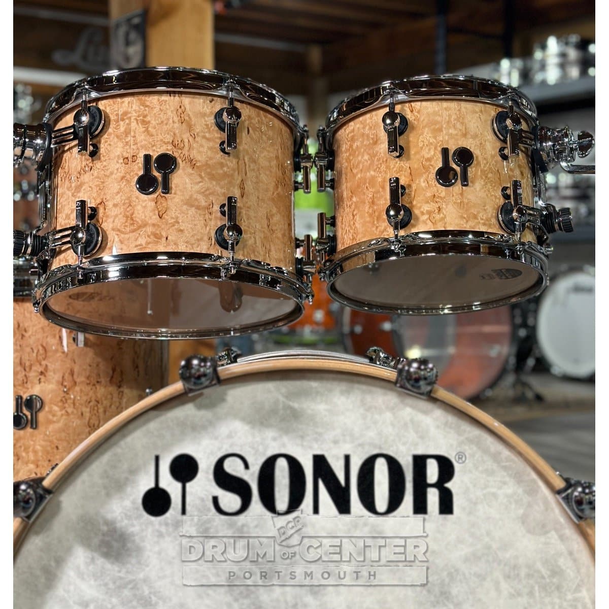 Sonor SQ2 Beech 5pc Drum Set Scandinavian Birch Gloss