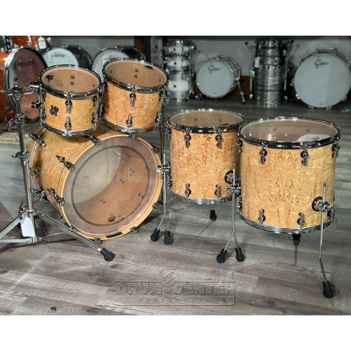 Sonor SQ2 Beech 5pc Drum Set Scandinavian Birch Gloss