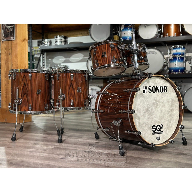 Sonor SQ2 Maple 5pc Drum Set Rosewood Gloss