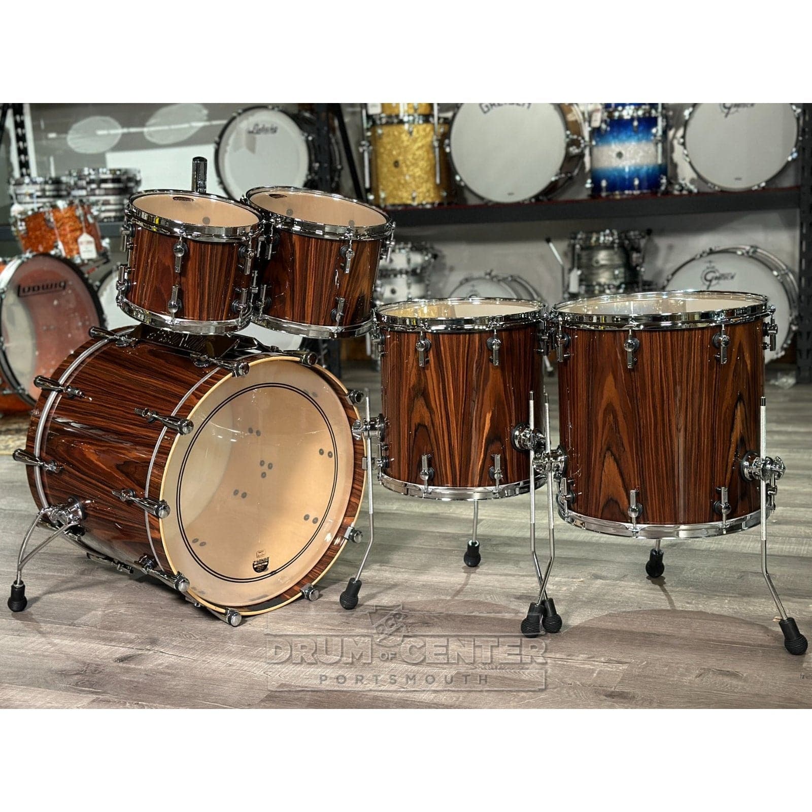 Sonor SQ2 Maple 5pc Drum Set Rosewood Gloss