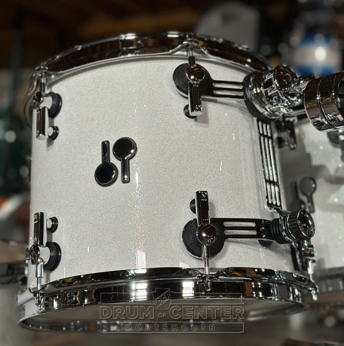 Sonor SQ2 Birch 5pc Drum Set White Sparkle Gloss