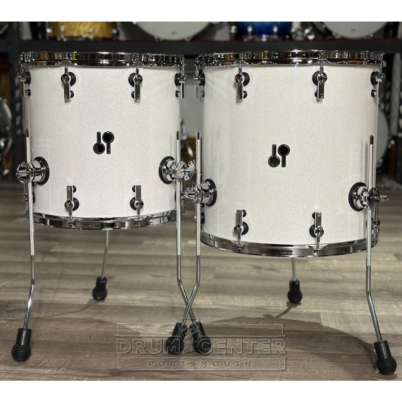 Sonor SQ2 Birch 5pc Drum Set White Sparkle Gloss