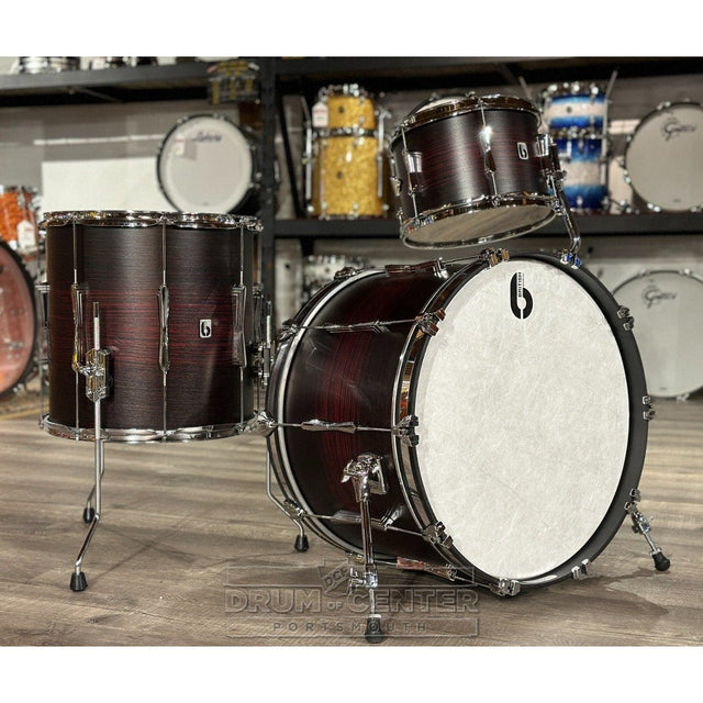 British Drum Co Lounge Club 3pc Drum Set w/22BD Carnaby Red