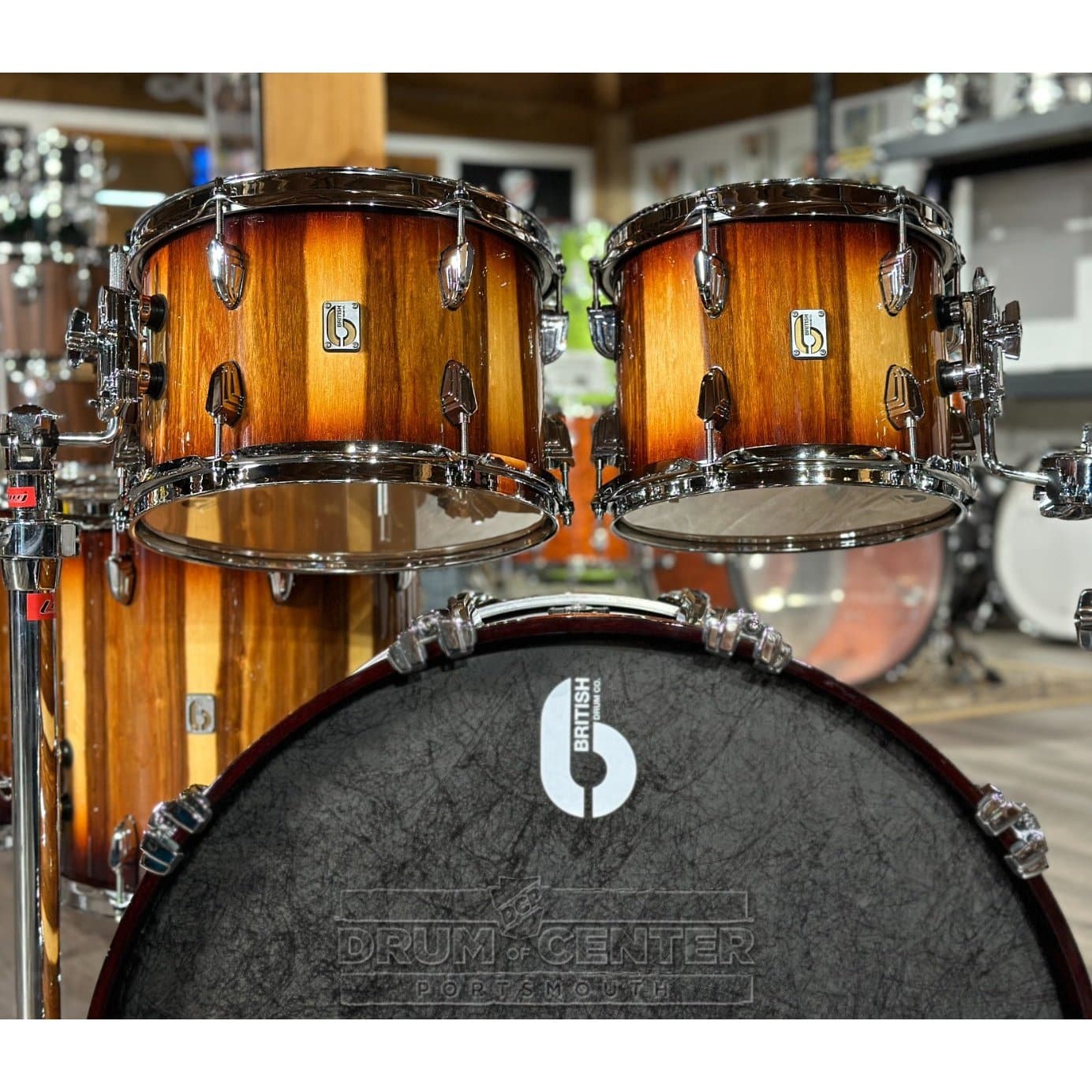 British Drum Company Founder's Reserve Legend Maple 5pc Drum Set