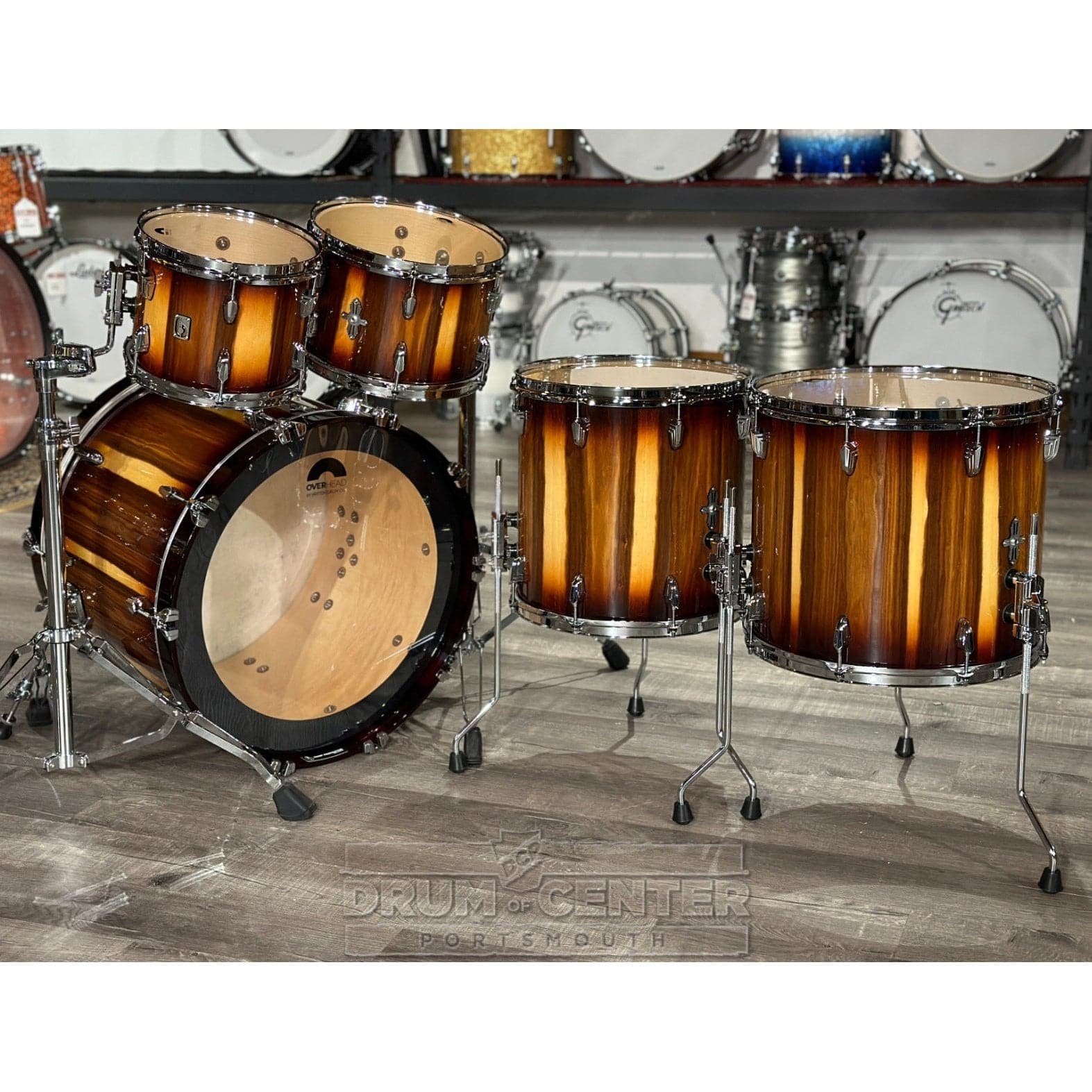 British Drum Company Founder's Reserve Legend Maple 5pc Drum Set