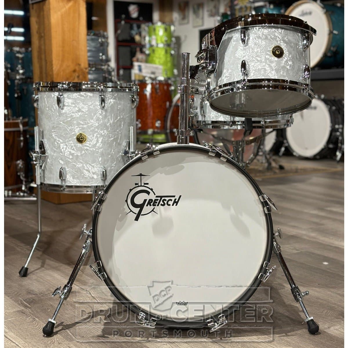 Gretsch USA Custom 4pc Jazz Drum Set 60s Marine Pearl