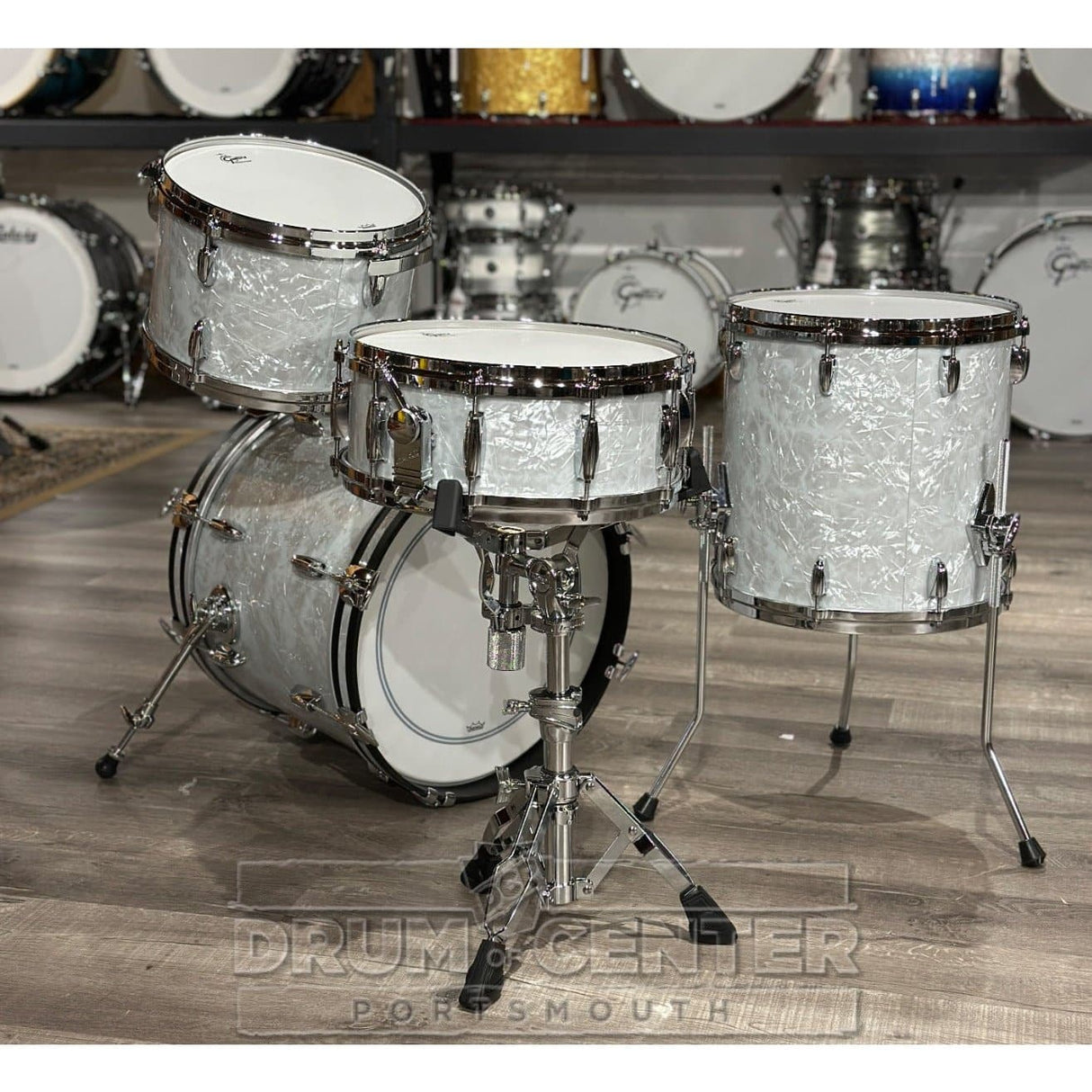 Gretsch USA Custom 4pc Jazz Drum Set 60s Marine Pearl