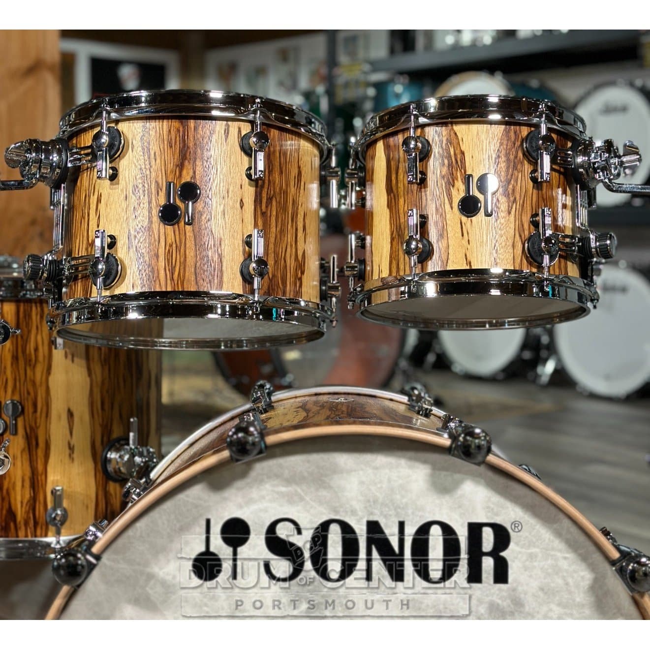 Sonor SQ2 5pc Vintage Birch Drum Set African Marble Semi Gloss | 1030727-2