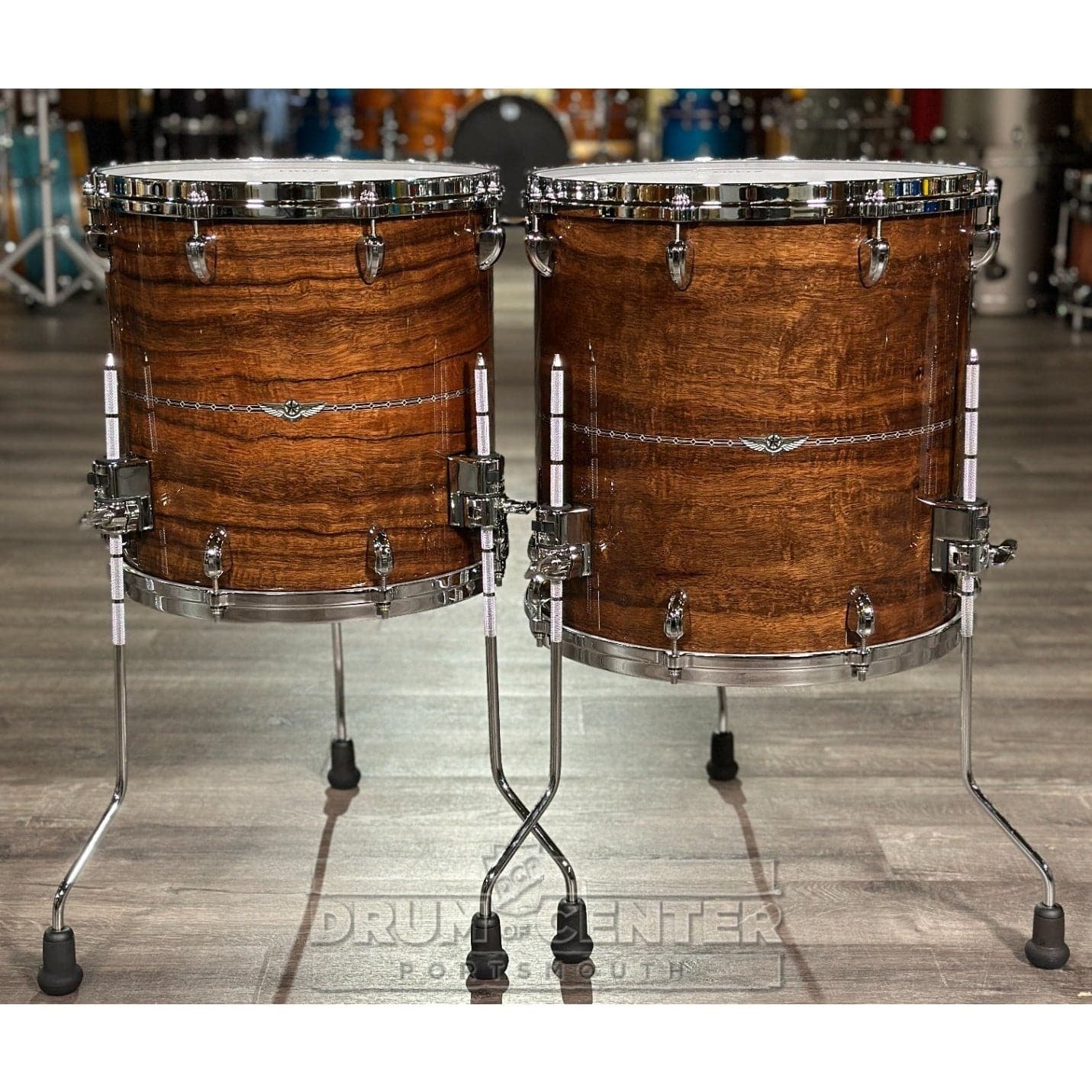 Tama Star Bubinga 5pc Drum Set Natural Indian Laurel w/Outside Inlay