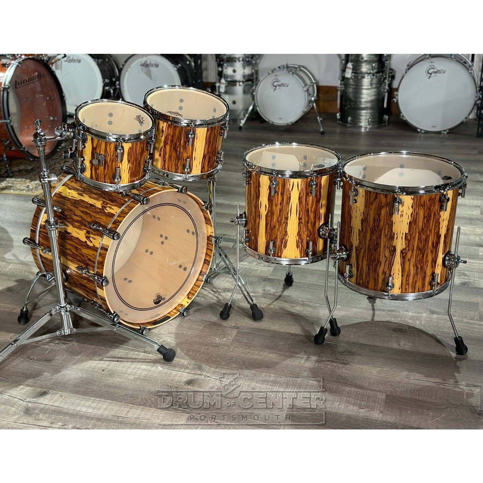 Sonor SQ2 5pc Heavy Maple Drum Set African Marble Semi Gloss | 1030730-2