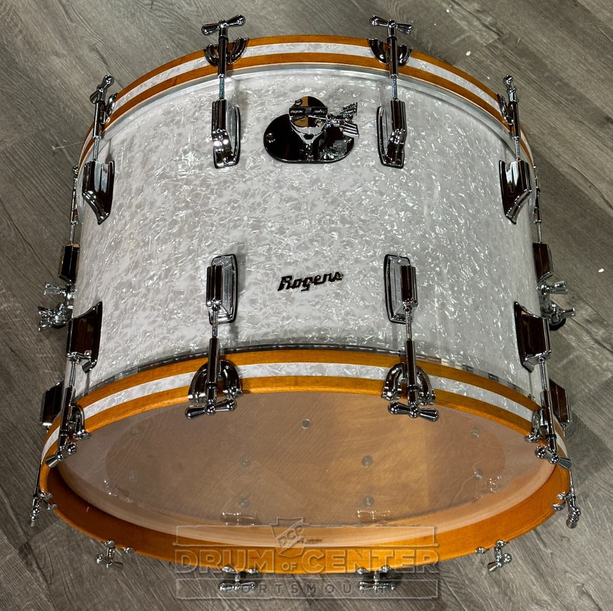 Rogers Powertone Limited Edition Drum Set 22/13/16 White Marine Pearl