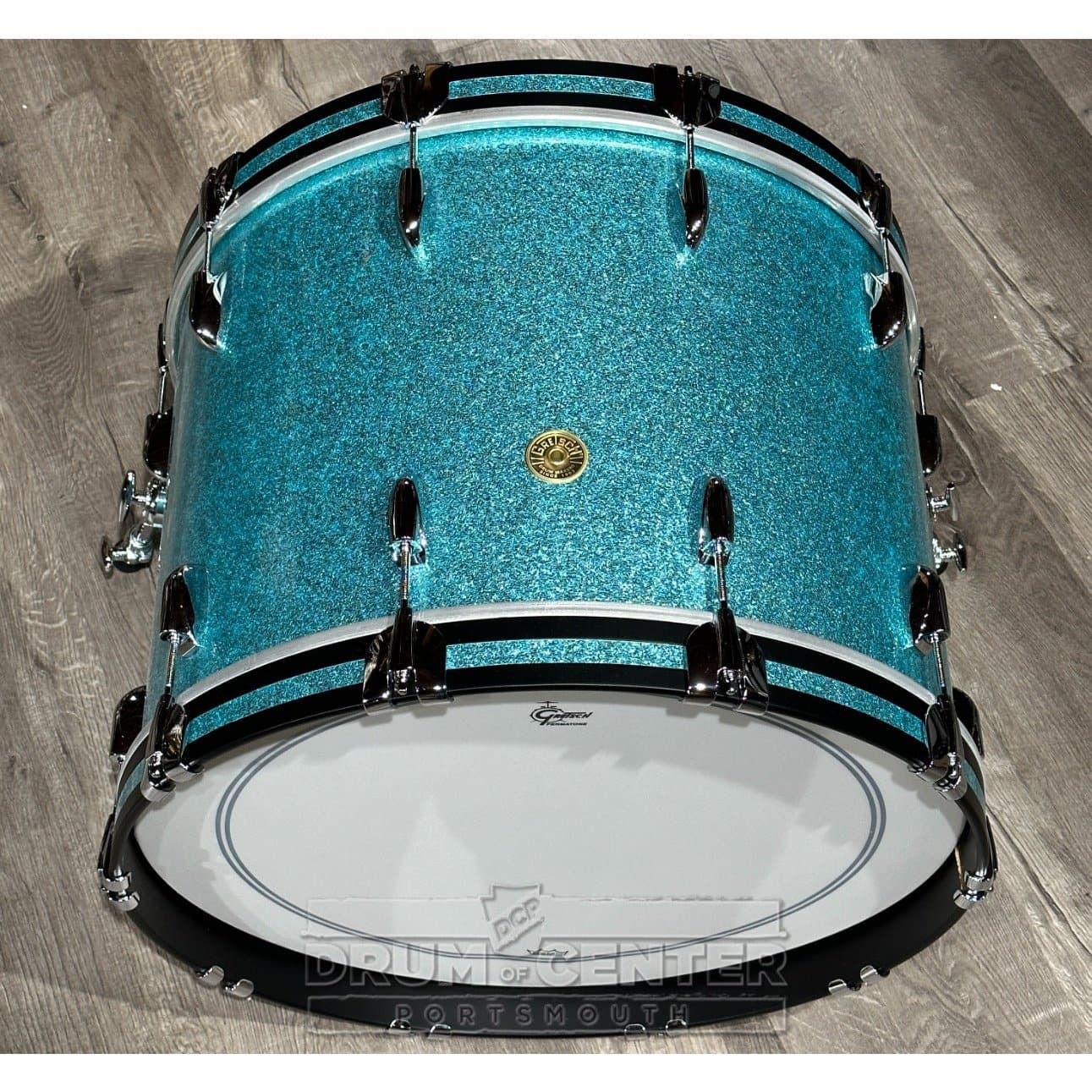 Gretsch USA Custom 5pc Drum Set Turquoise Sparkle