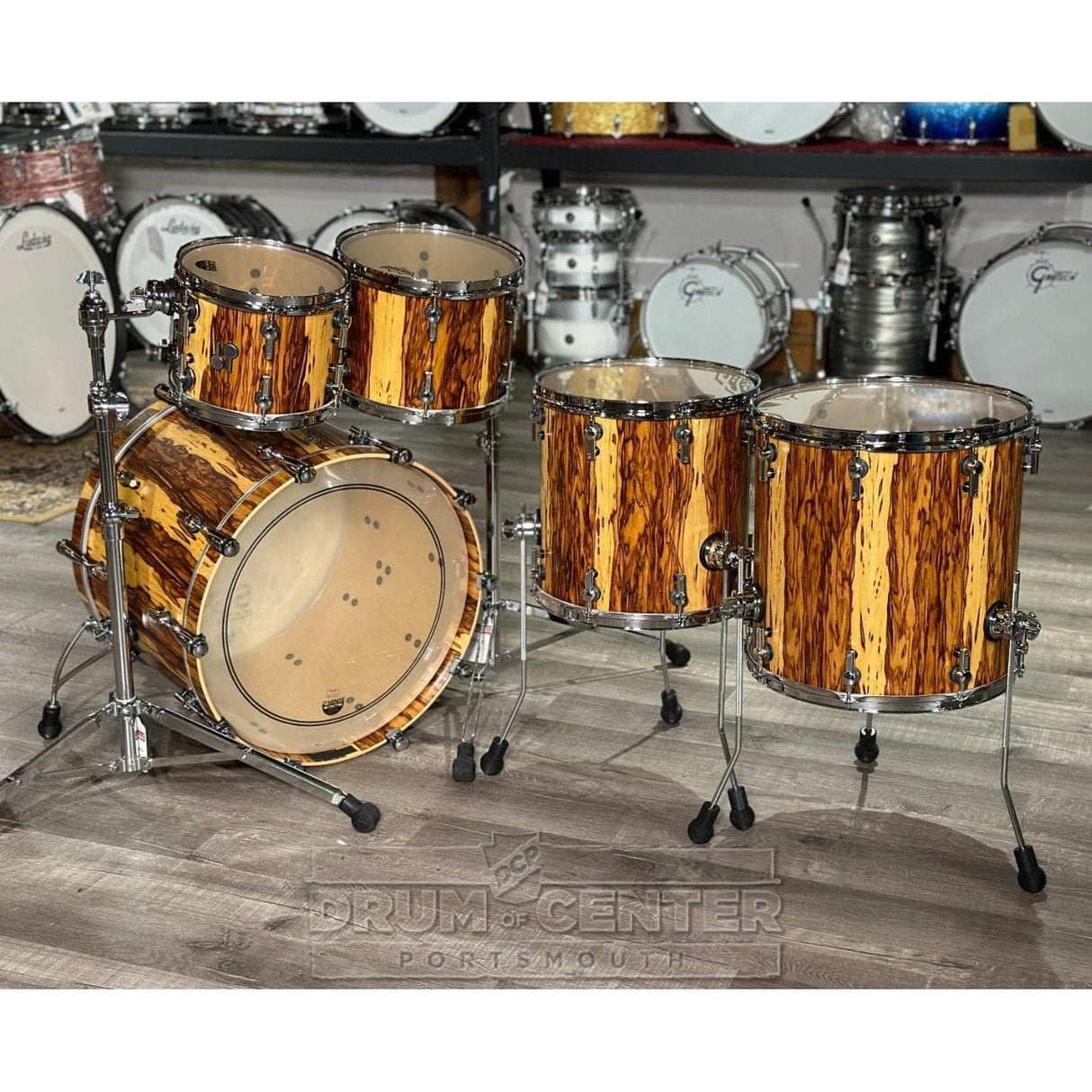 Sonor SQ2 5pc Heavy Birch Drum Set African Marble Semi Gloss | 1030728-2