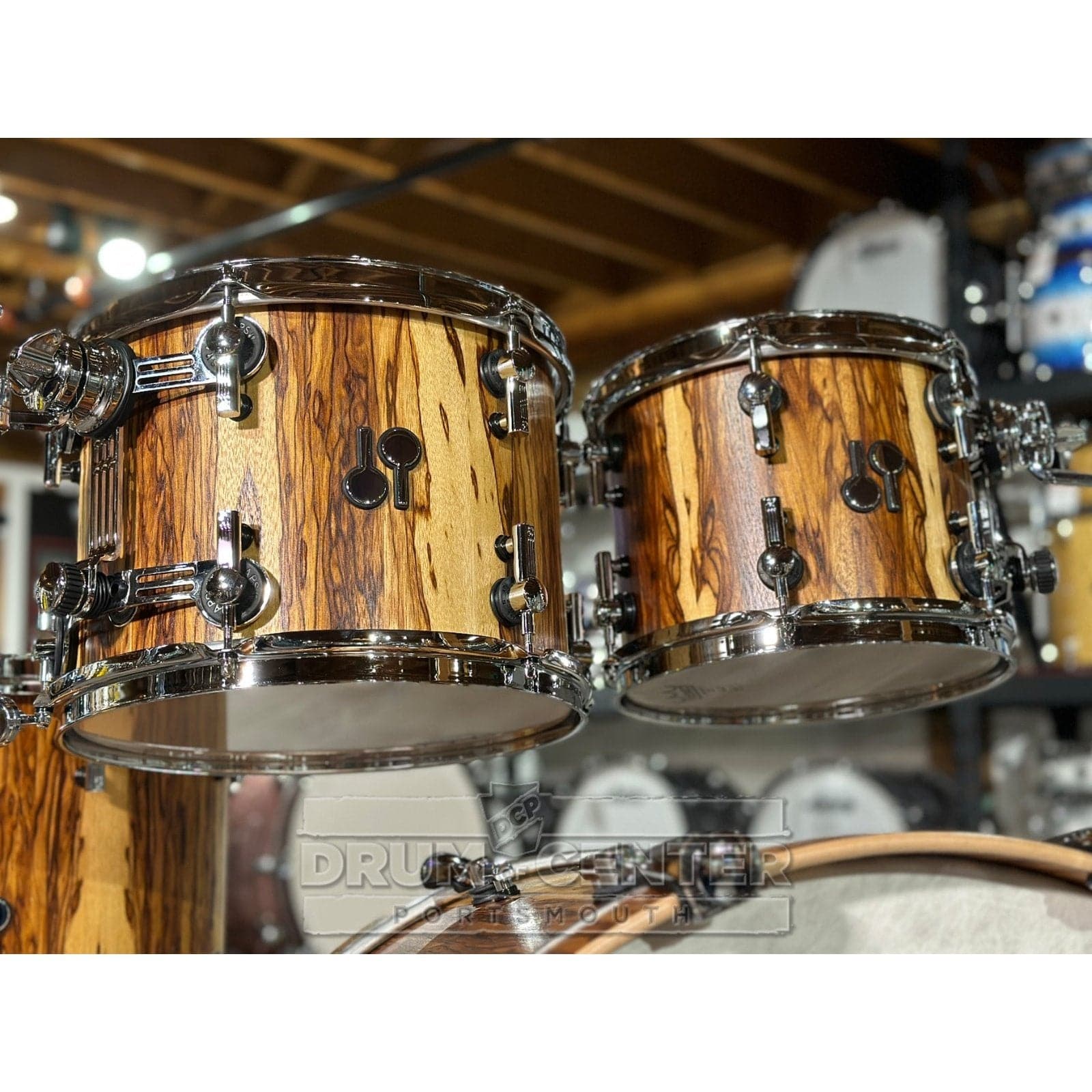 Sonor SQ2 5pc Drum Set Thin Beech Matte African Marble