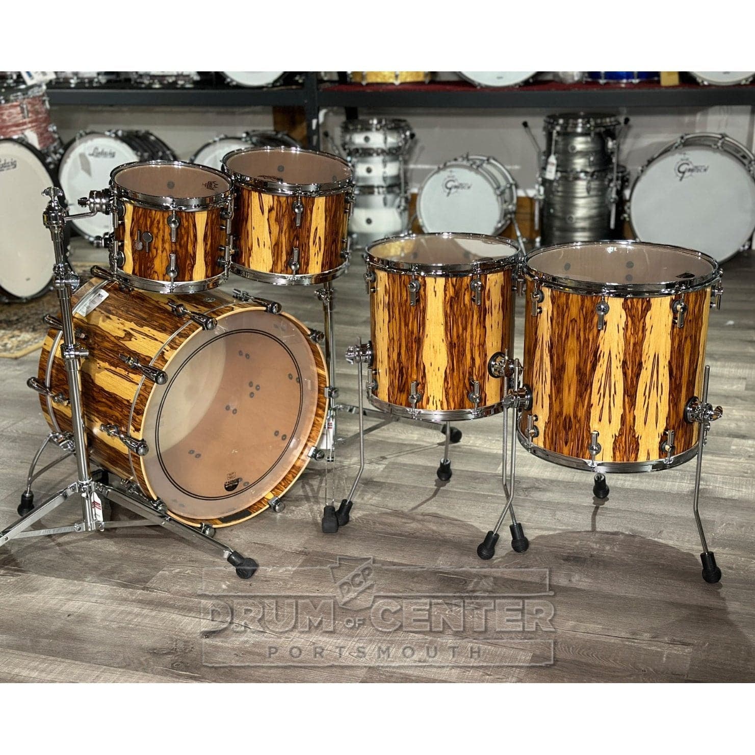 Sonor SQ2 5pc Drum Set Thin Beech Matte African Marble