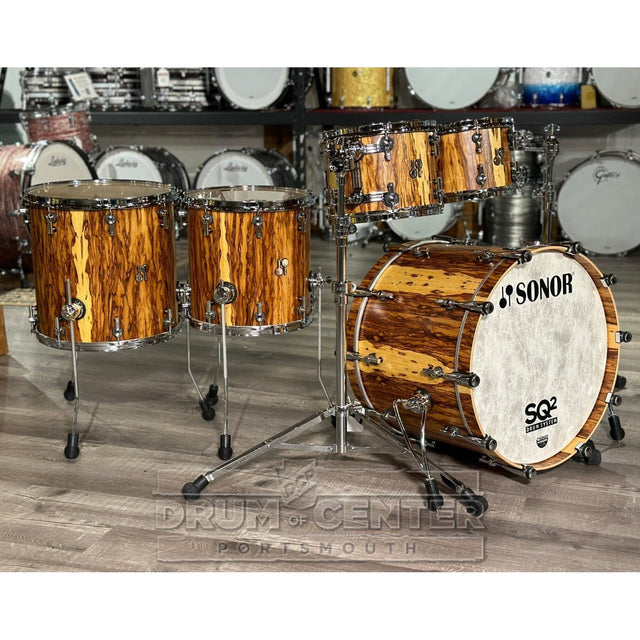 Sonor SQ2 5pc Vintage Maple Drum Set African Marble Semi Gloss | 1030729-2