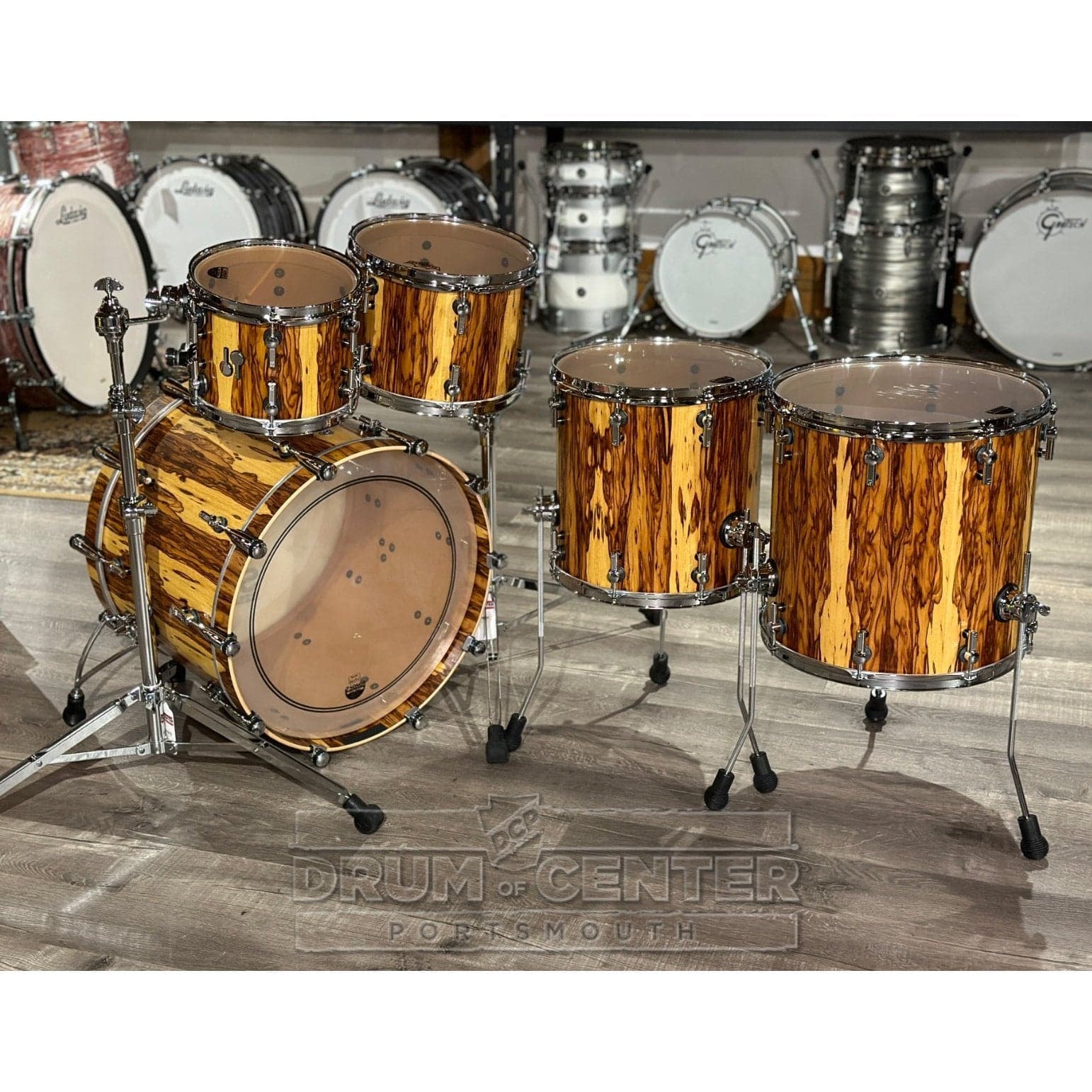 Sonor SQ2 5pc Vintage Beech Drum Set African Marble Semi Gloss | 1030725-2