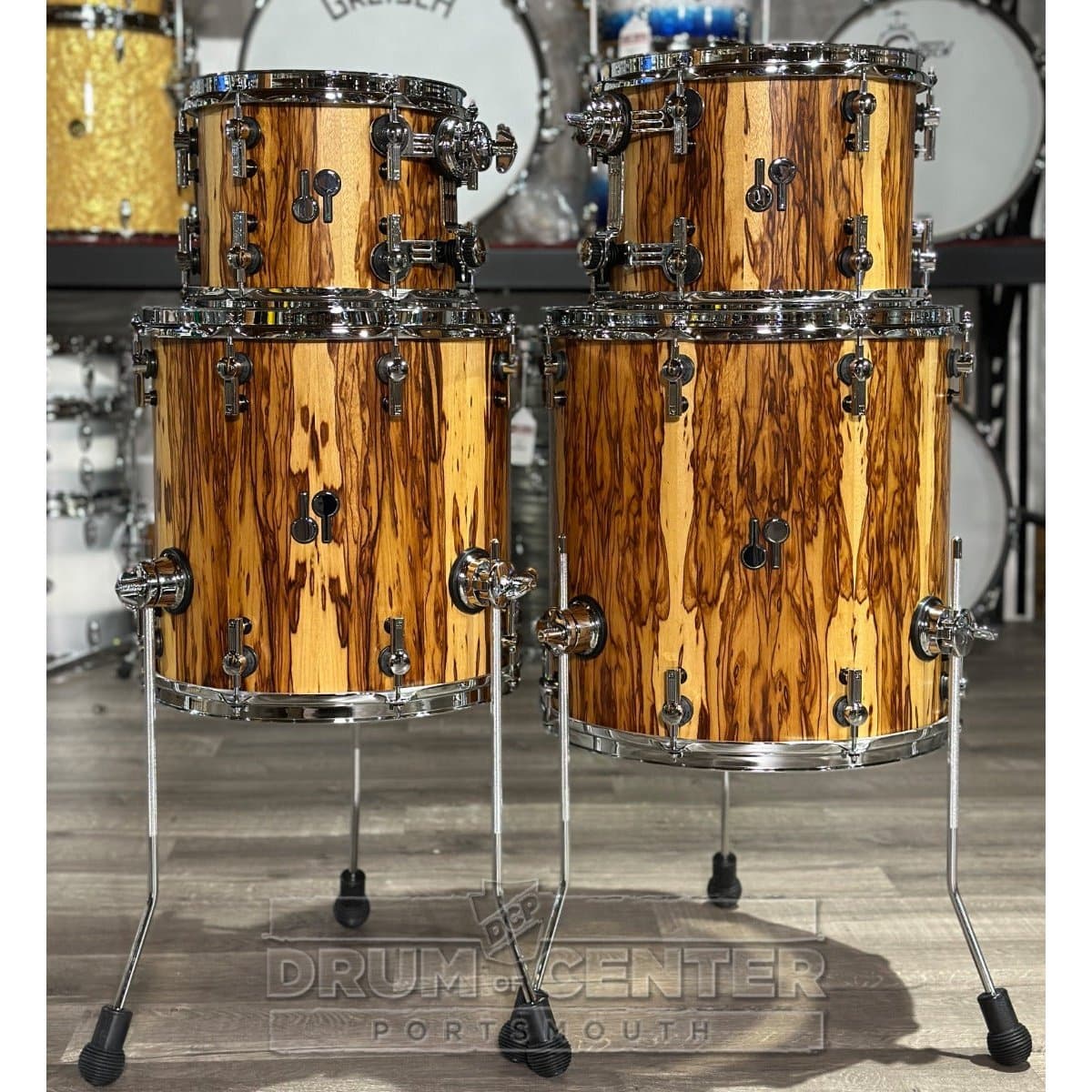 Sonor SQ2 5pc Vintage Beech Drum Set African Marble Semi Gloss | 1030725-2