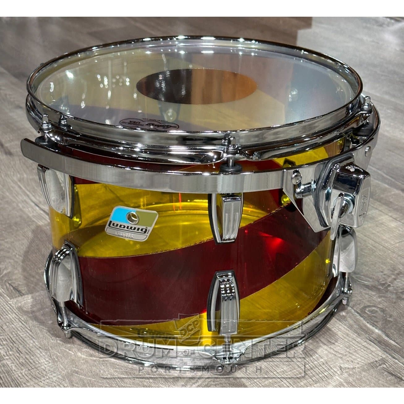 Ludwig Vistalite 3pc Pro Beat Drum Set 50th Anniversary Red/Yellow