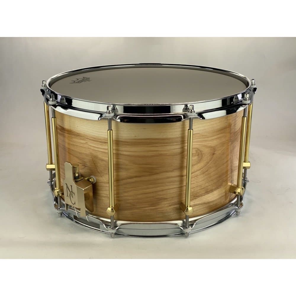 Noble & Cooley Solid Shell Classic Birch Snare Drum 14x8 Natural Oil