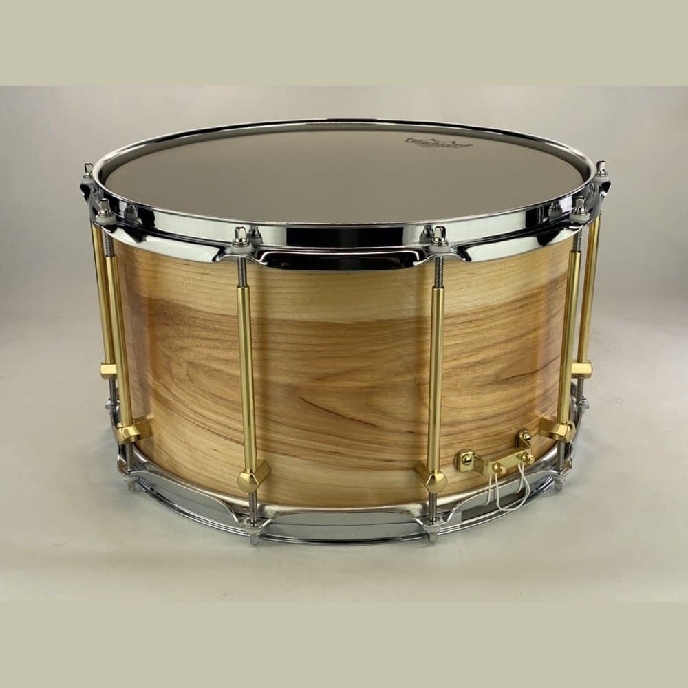 Noble & Cooley Solid Shell Classic Birch Snare Drum 14x8 Natural Oil