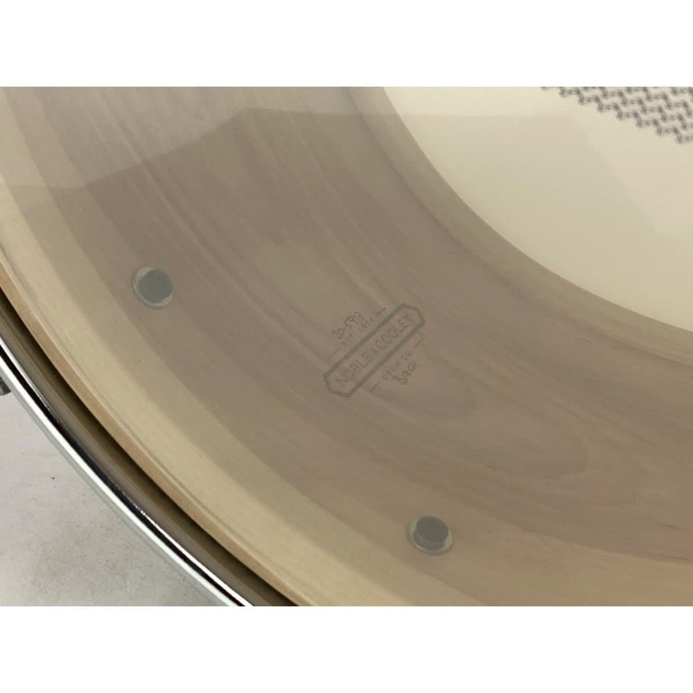 Noble & Cooley Solid Shell Classic Birch Snare Drum 14x8 Natural Oil