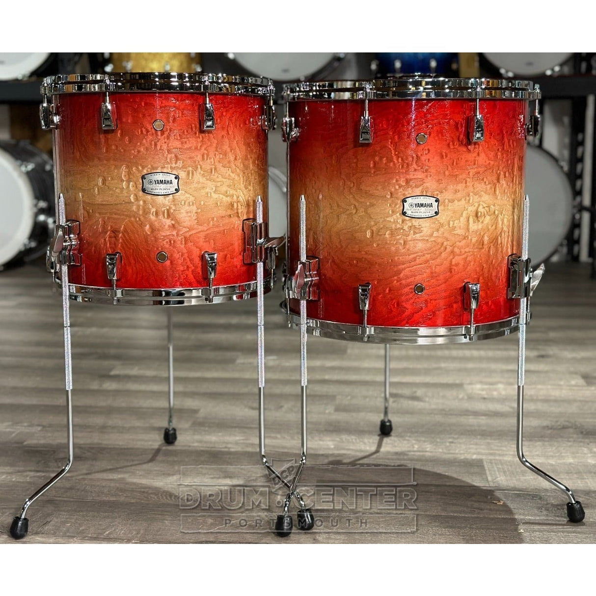 Yamaha PHX 5pc Drum Set Textured Garnet Sunburst