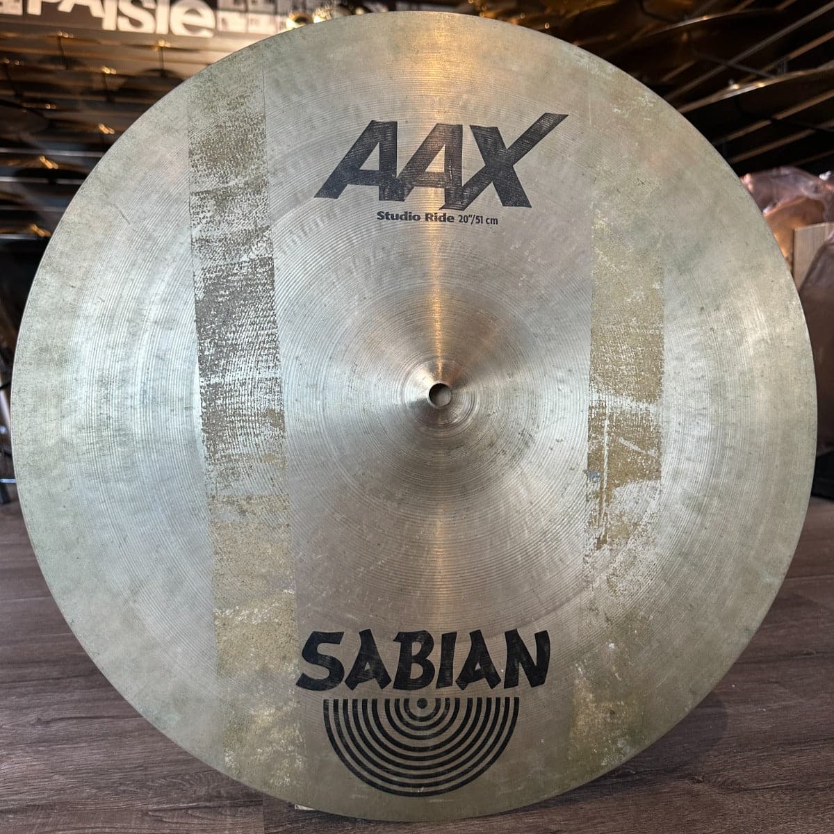 Used Sabian AAX Studio Ride Cymbal 20"