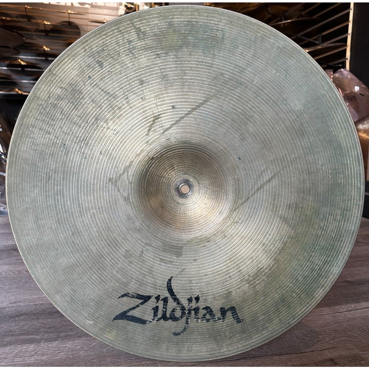 Used Zildjian A Rock Ride Cymbal 20" (Natural)