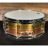 Used Craviotto/AK Brass/Copper Snare Drum 14x5.5