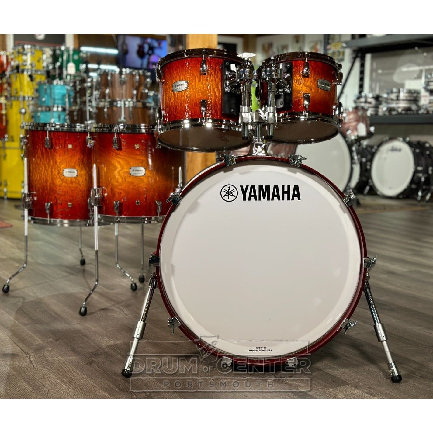 Yamaha PHX 5pc Drum Set Textured Amber