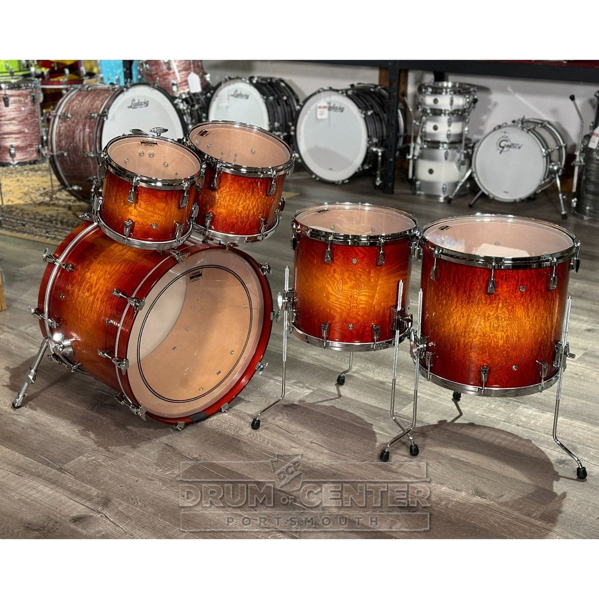Yamaha PHX 5pc Drum Set Textured Amber