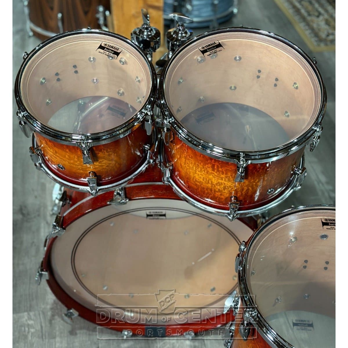 Yamaha PHX 5pc Drum Set Textured Amber