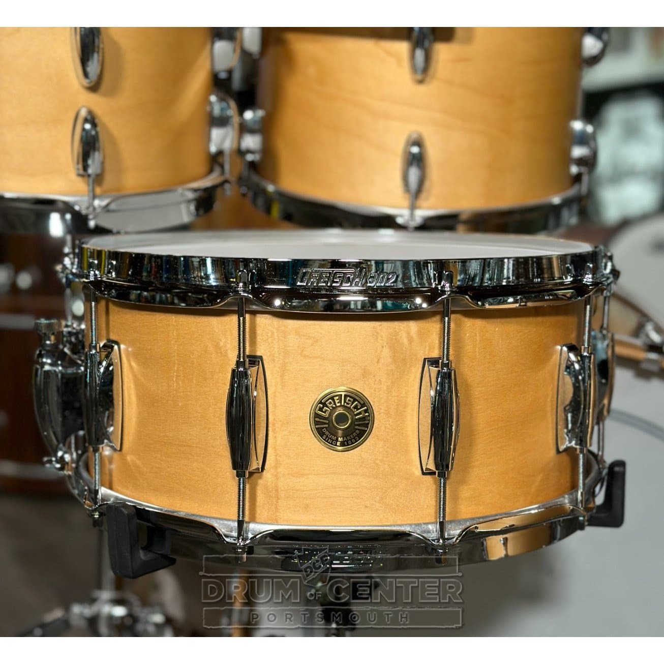 Gretsch Broadkaster 5pc Drum Set Satin Natural