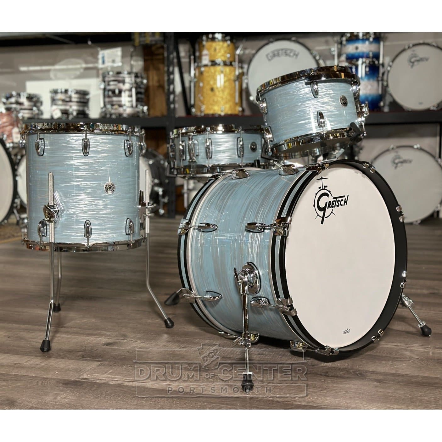 Gretsch Brooklyn 4pc Drum Set Vintage Oyster White - DCP Exclusive!