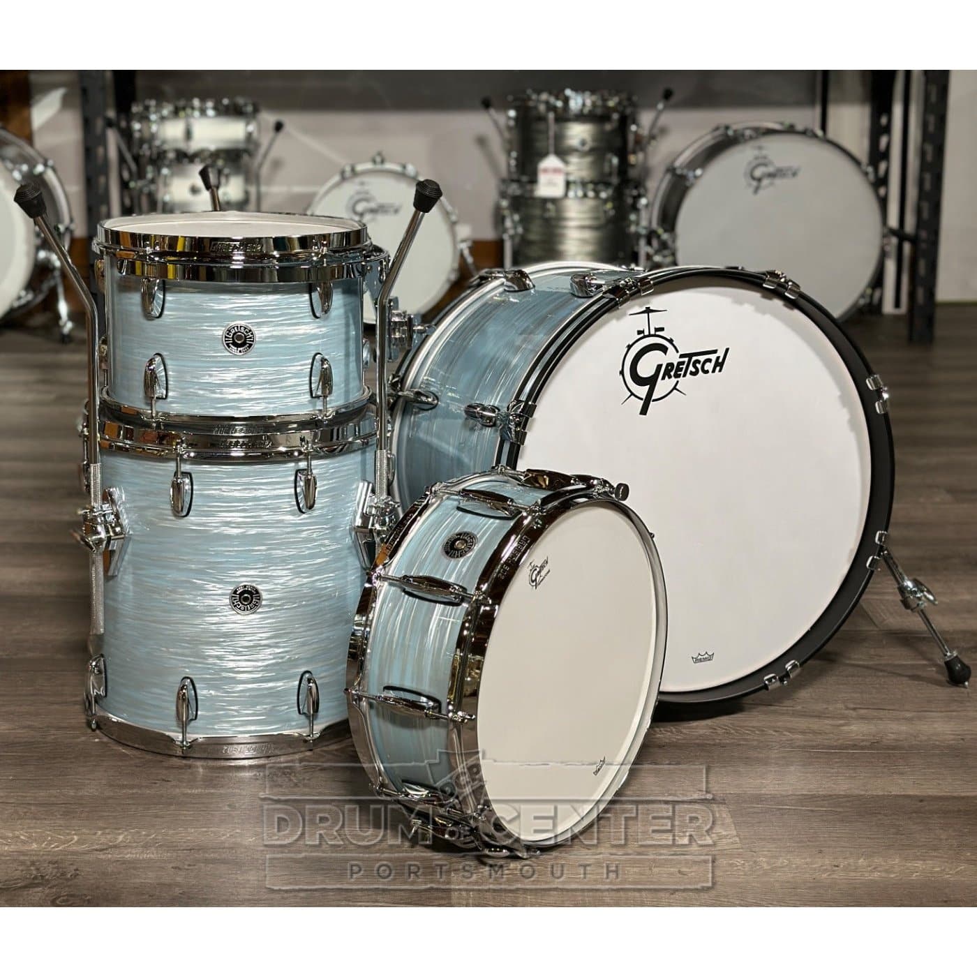 Gretsch Brooklyn 4pc Drum Set Vintage Oyster White - DCP Exclusive!