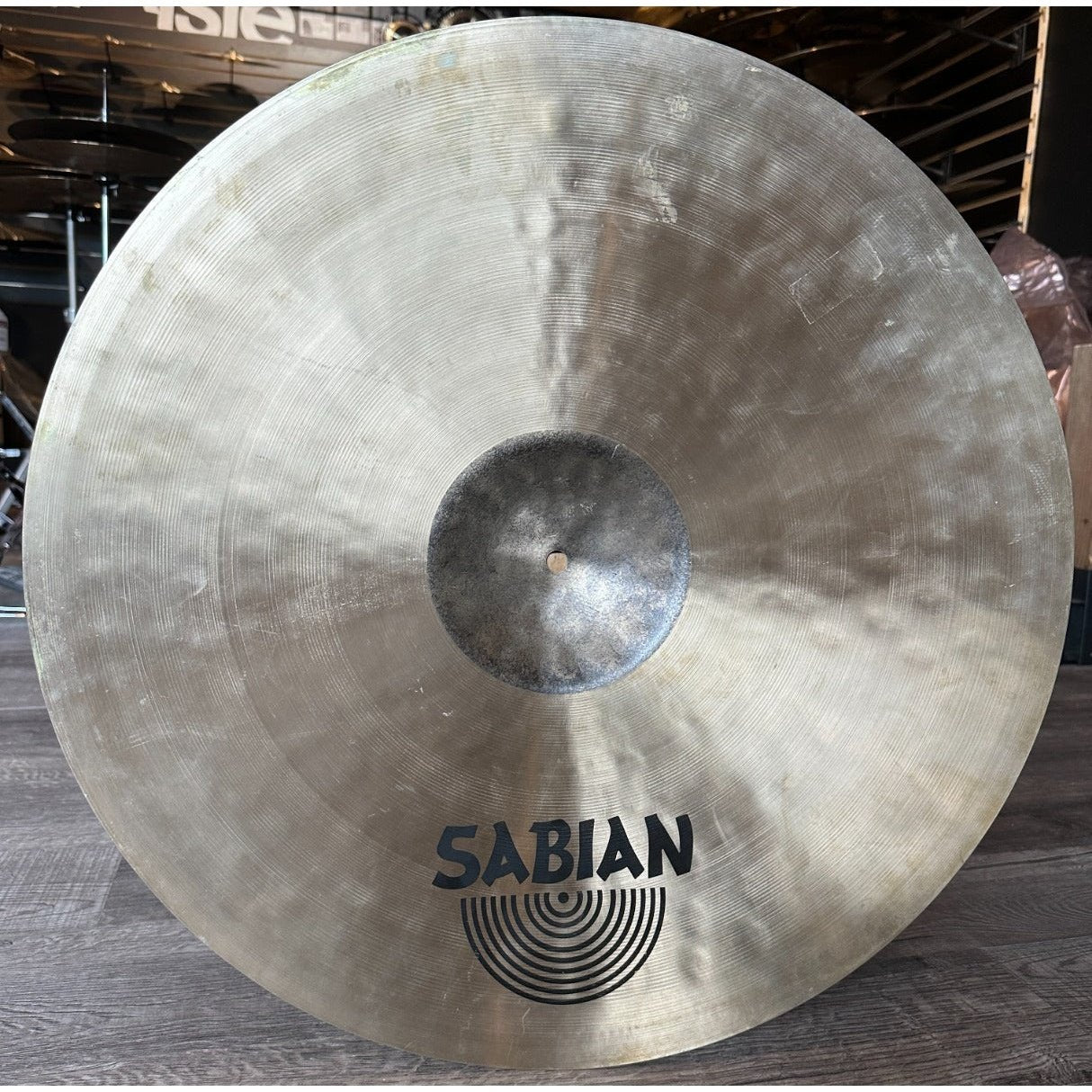 Used Sabian HHX Prototype Ride Cymbal 22" w/Flanged Edge