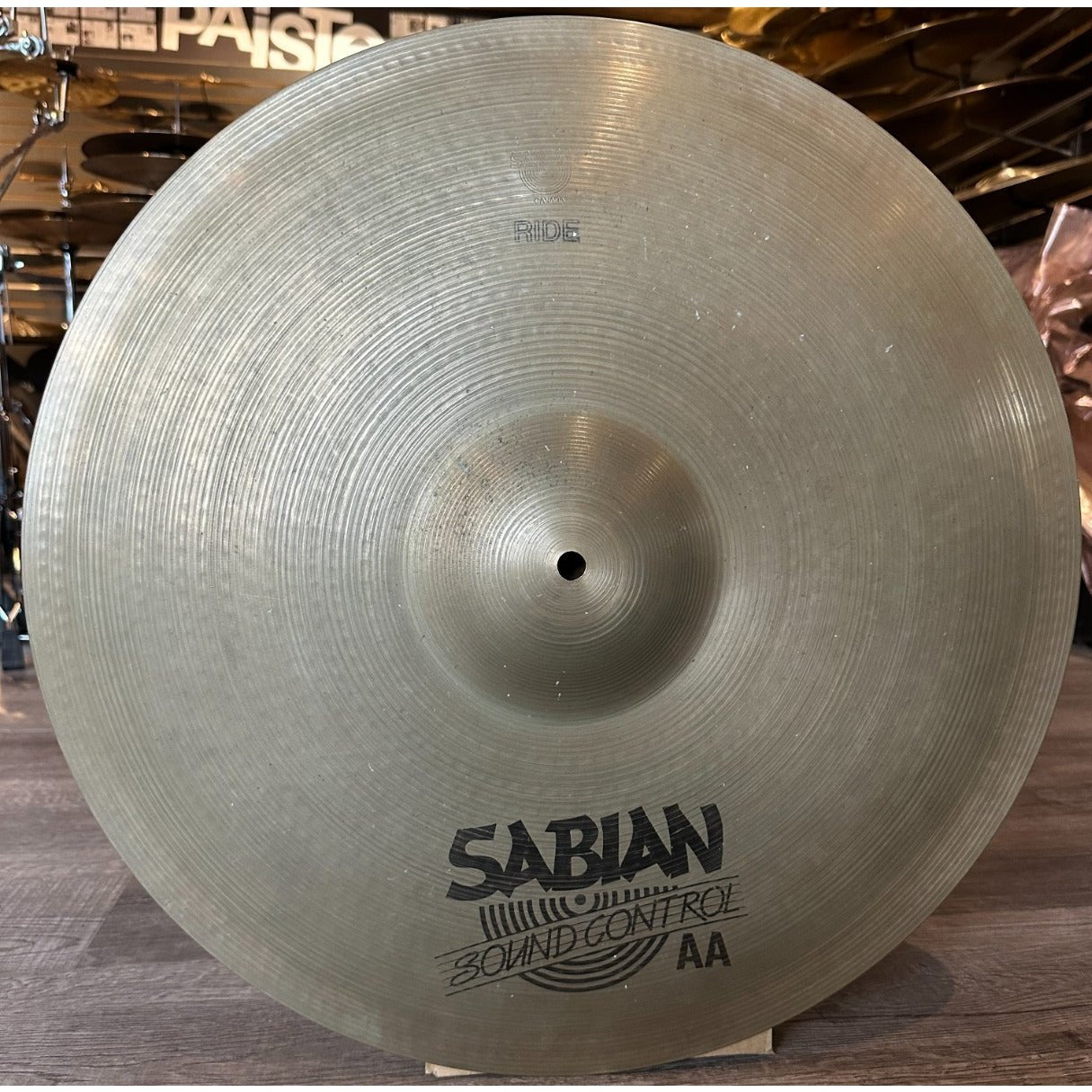 Used Vintage Sabian AA Sound Control Ride Cymbal 20"