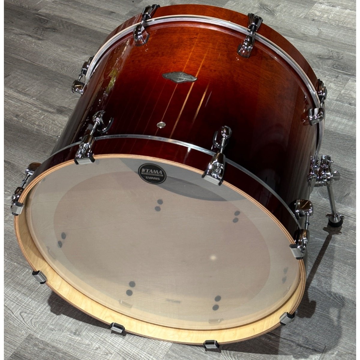 Used Tama Starclassic Performer 5pc Drum Set Dark Cherry Fade