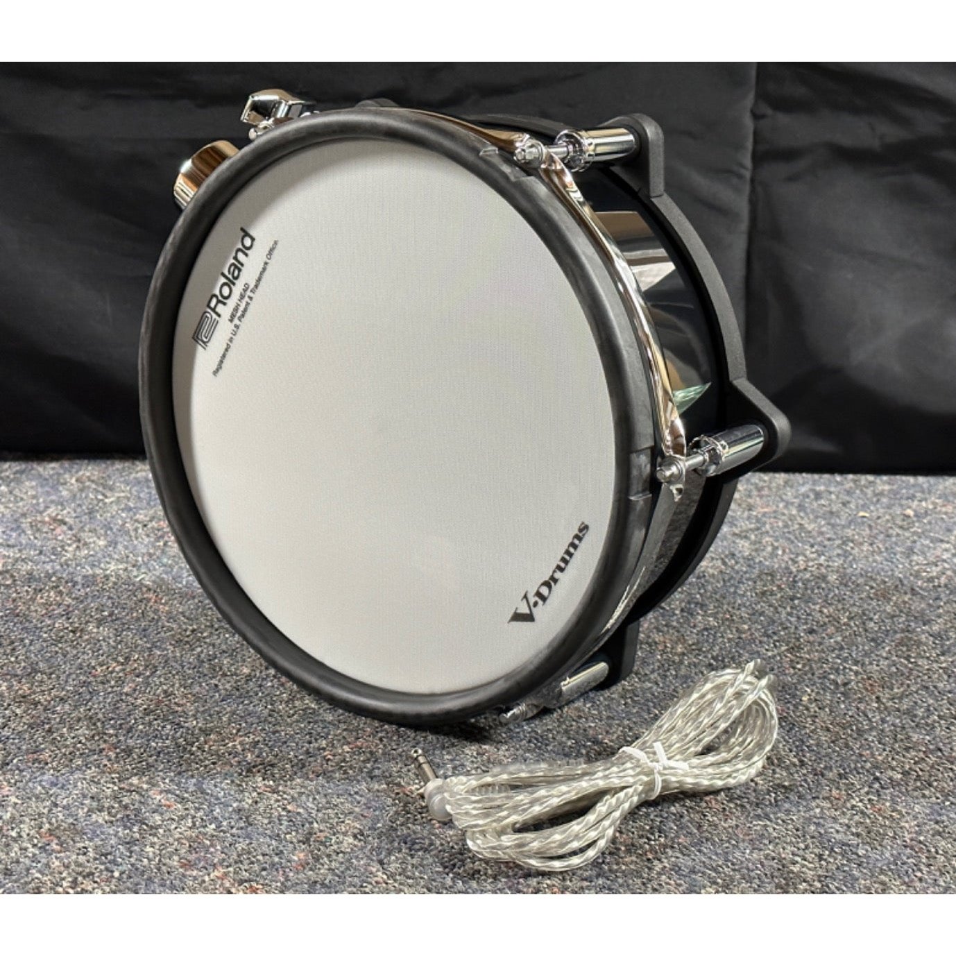 Used Roland PD-108-BC 10" Dual Trigger Mesh V-Pad Black Chrome