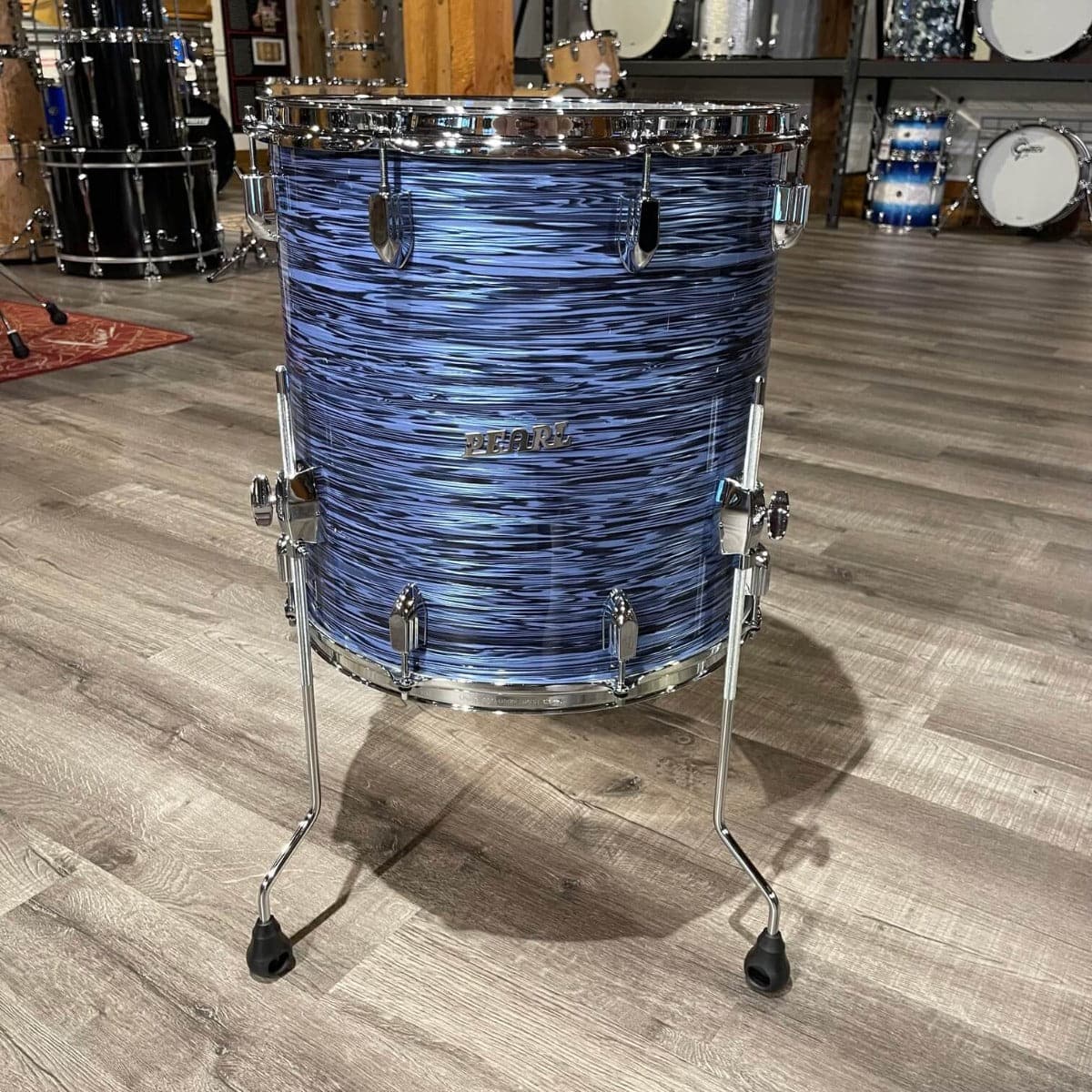 Pearl President Series Deluxe Floor Tom - 16x16 - Ocean Ripple