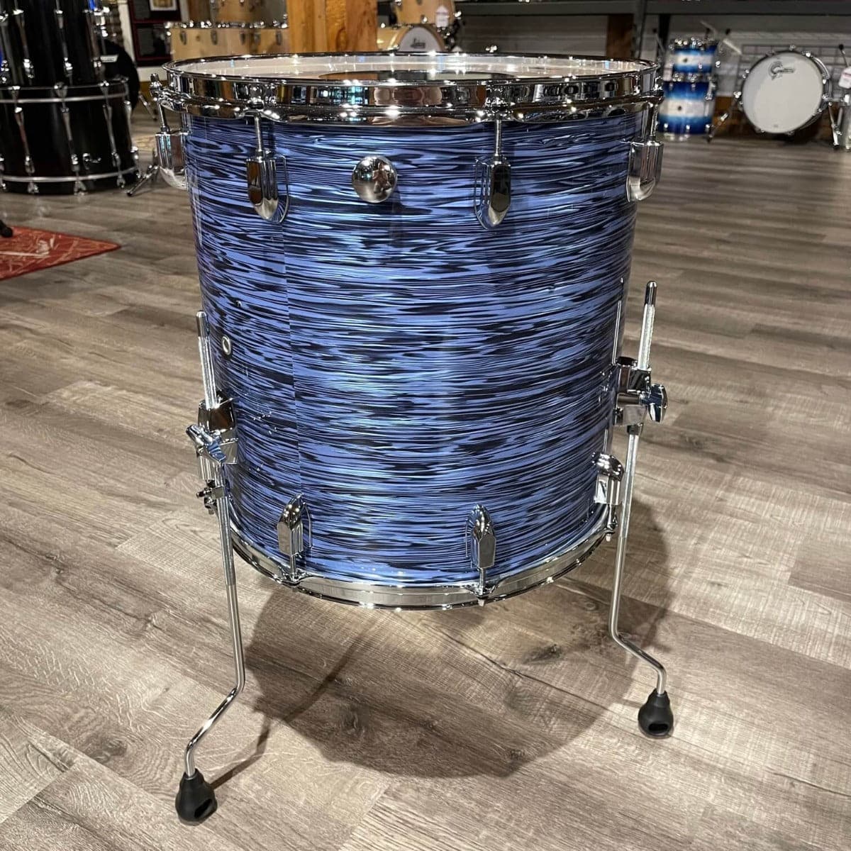 Pearl President Series Deluxe Floor Tom - 14x14 - Ocean Ripple