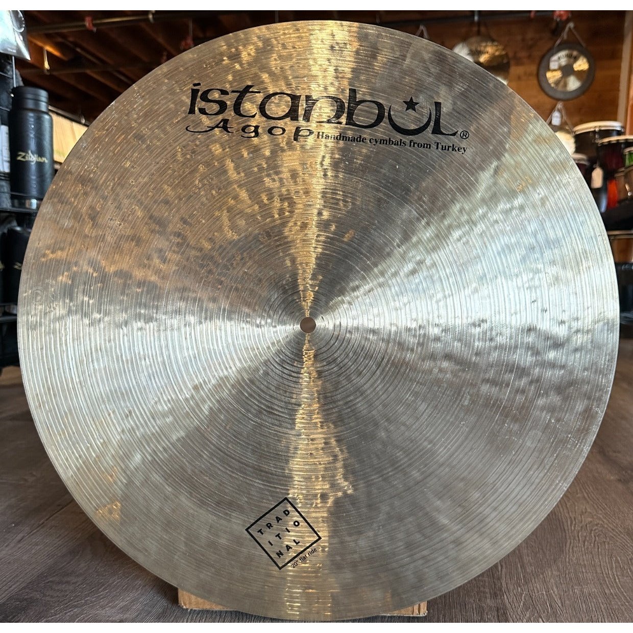 Used Istanbul Agop Traditional Flat Ride Cymbal 20"