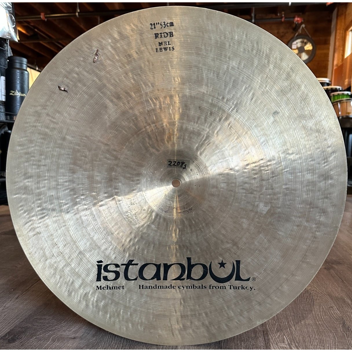 Used Istanbul Mehmet Mel Lewis Ride Cymbal 21"