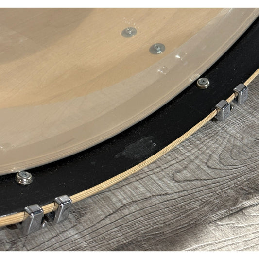 Used Ludwig Classic Maple 4pc Drum Set Black Sparkle